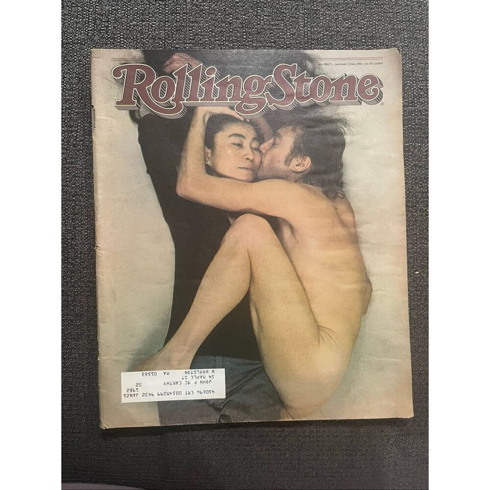 Rolling Stones Magazine John Lennon Yoko Ono Jan 22 1981
